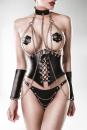 GREY VELVET 4-part Underbust-Corsage-Set